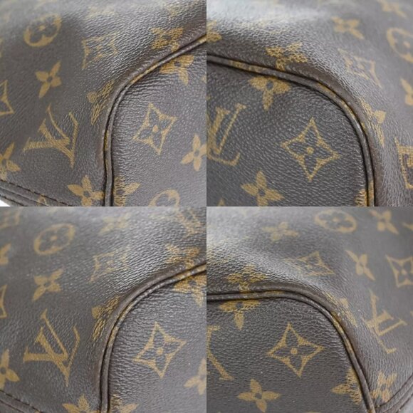 LOUIS VUITTON Neverfull PM Shoulder Bag Monogram Leather Brown M40155 72EA700 - Picture 3 of 16